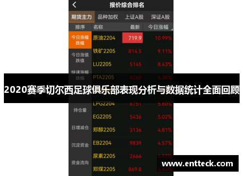 2020赛季切尔西足球俱乐部表现分析与数据统计全面回顾